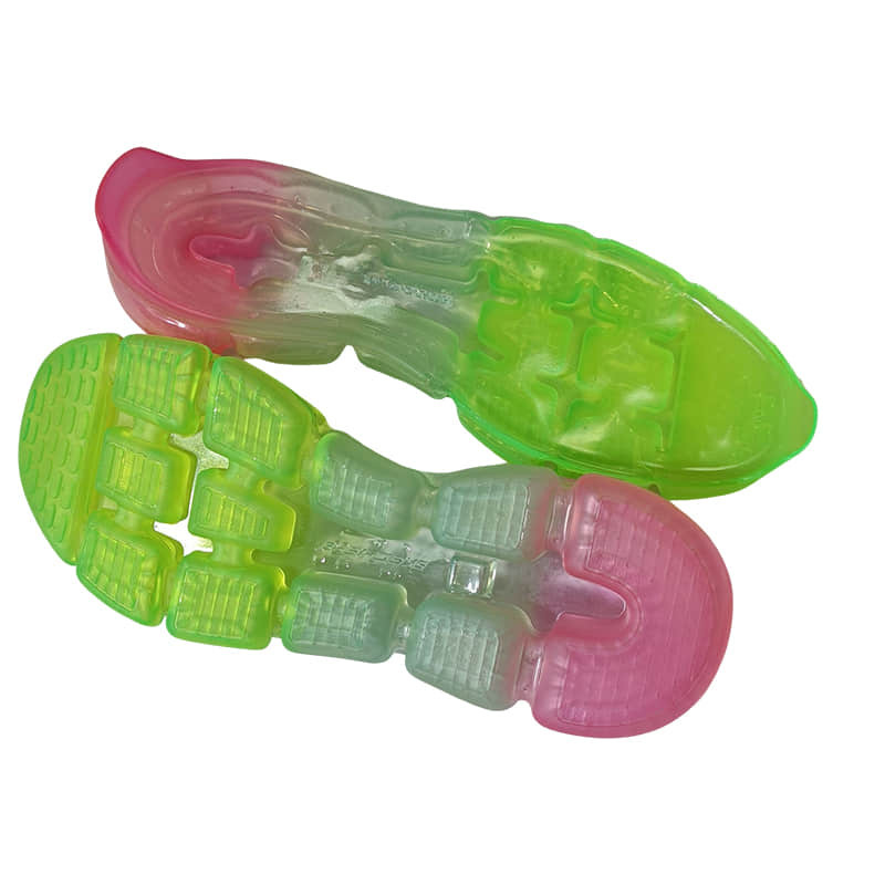 inflatable outsole tricolor