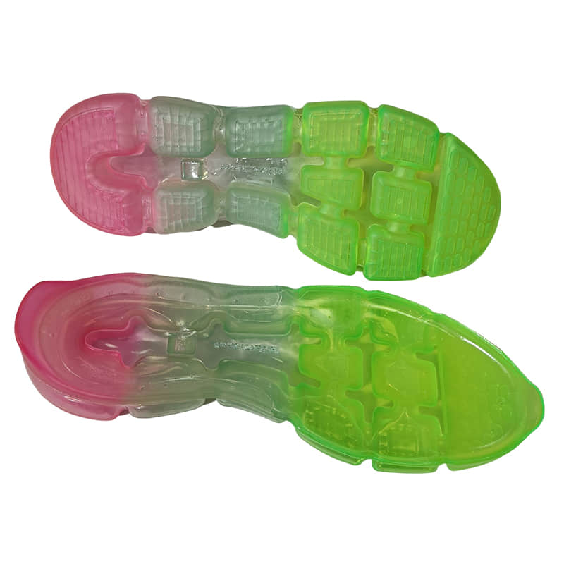 inflatable outsole tricolor