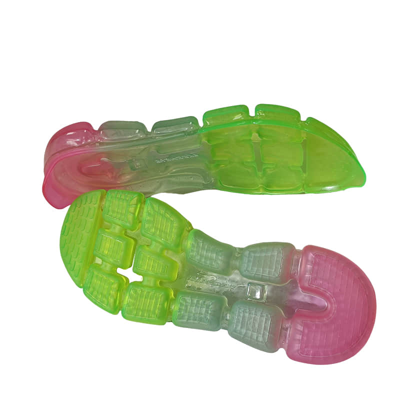 inflatable outsole tricolor