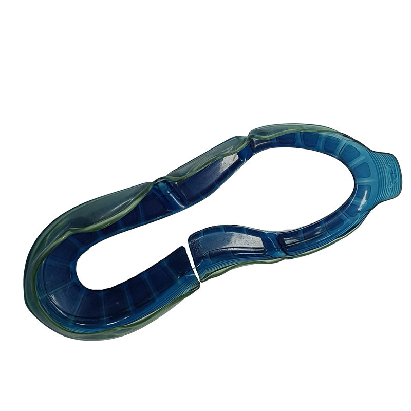 blue edge surrounding outsole