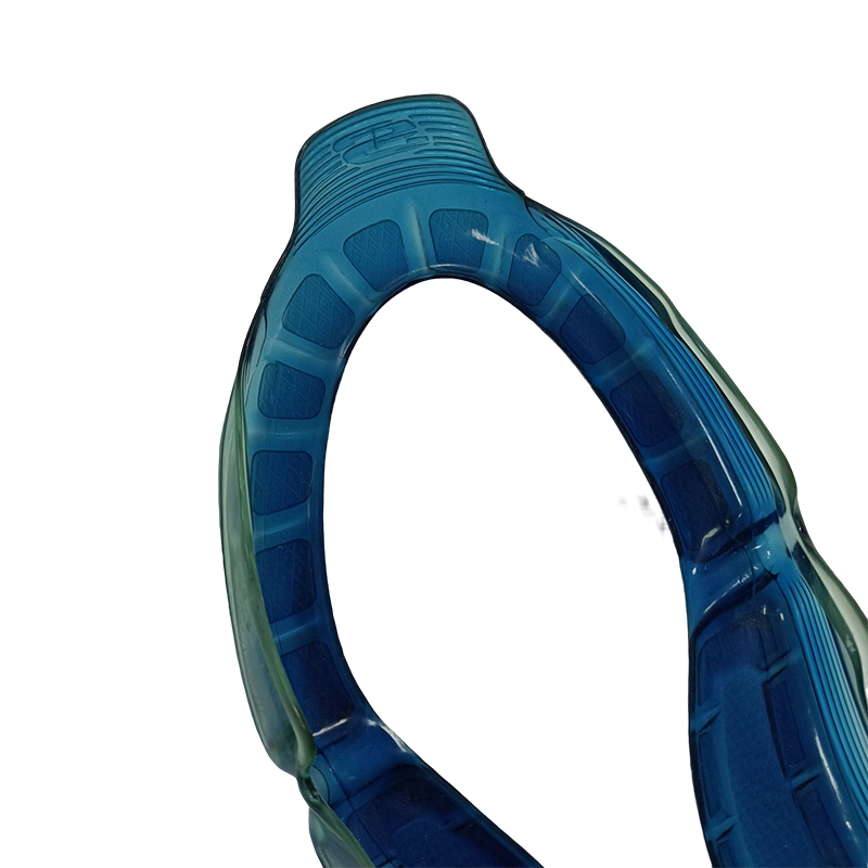 blue edge surrounding outsole