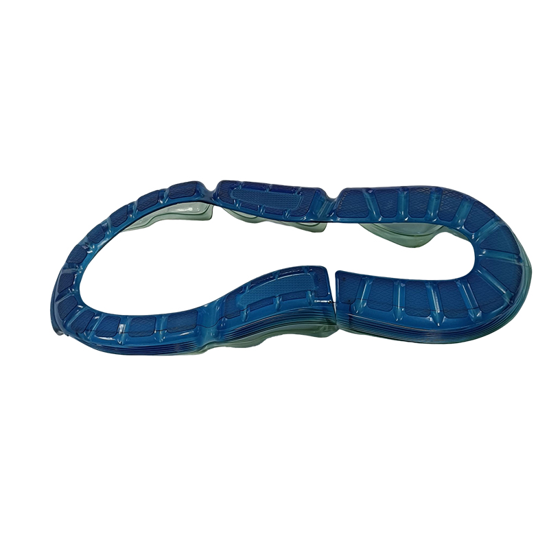 blue edge surrounding outsole