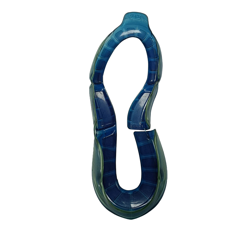 blue edge surrounding outsole