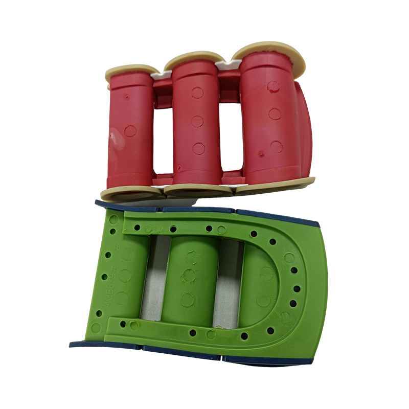 Three-hole shock absorber outsole