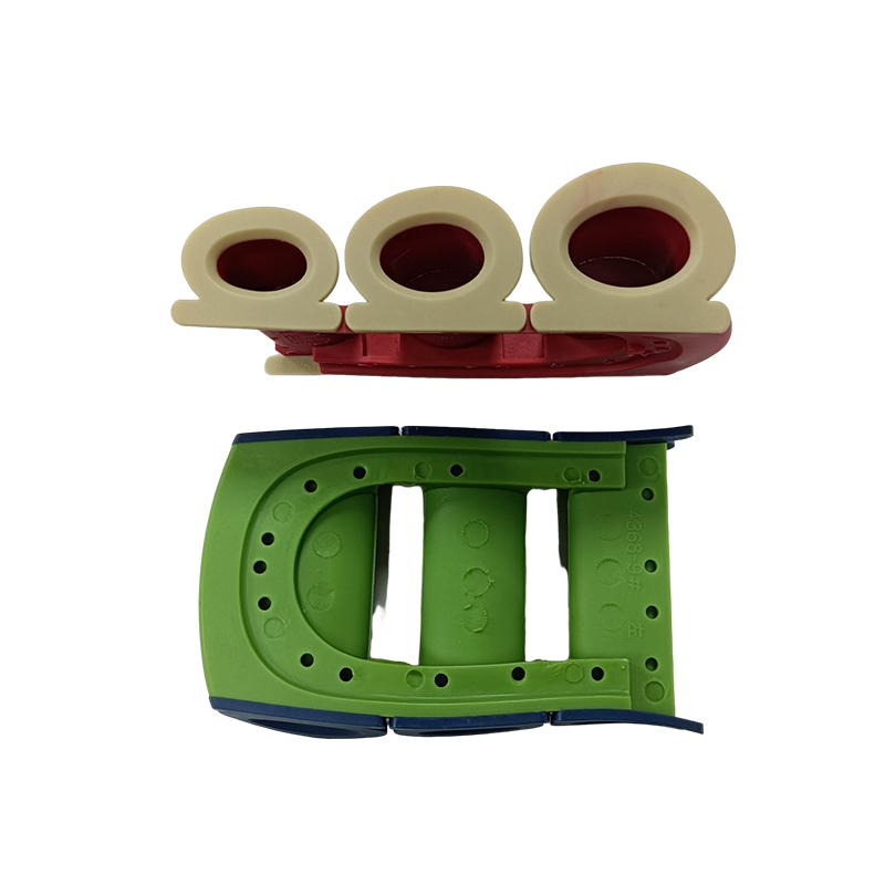 Three-hole shock absorber outsole