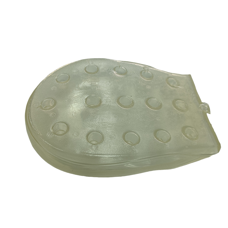 Polka dot heel inflatable sole