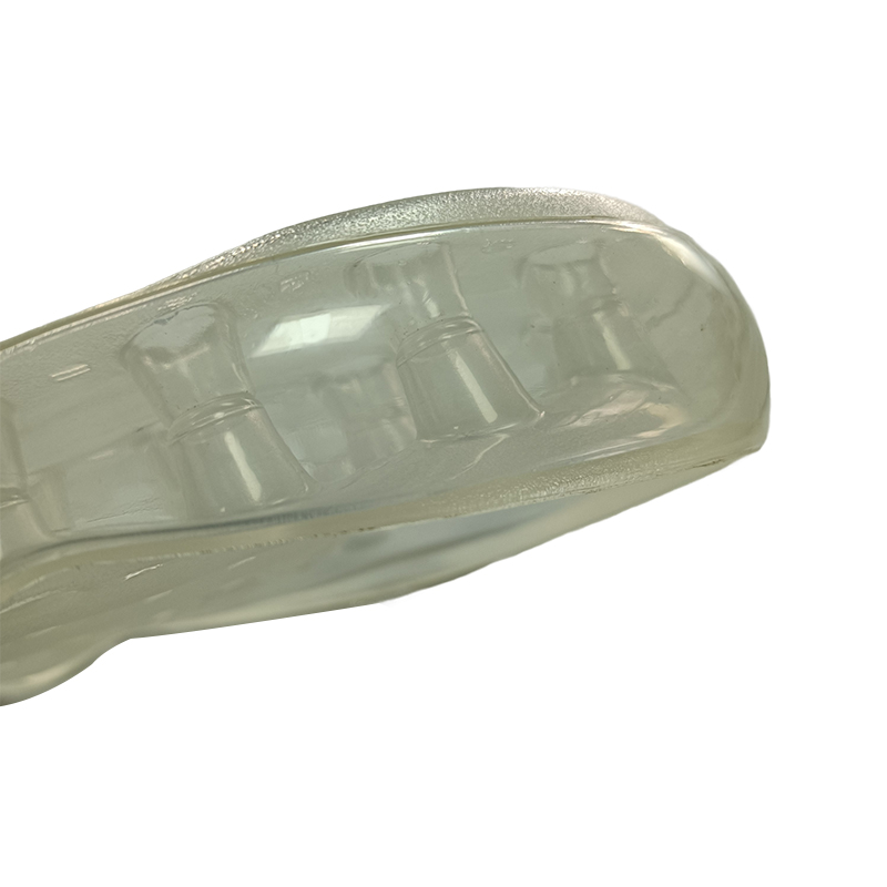 Polka dot heel inflatable sole