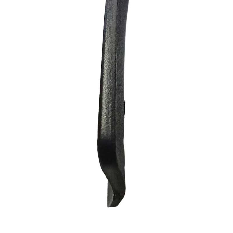 Midsole arch rectangular black