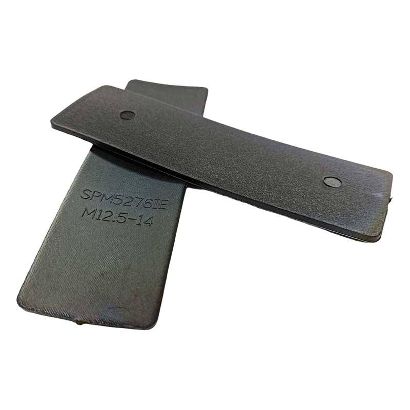 Midsole arch rectangular black