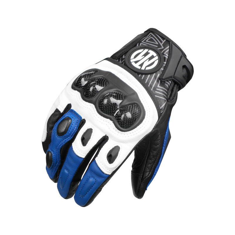 Leather motorcycle gloves(Inter Milan-1)