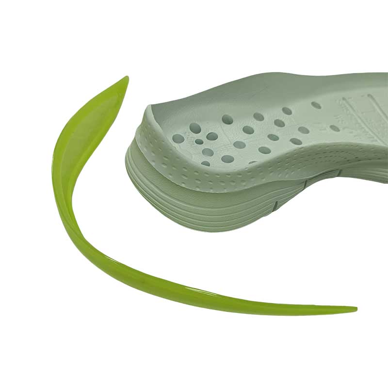 Back collar trim light green