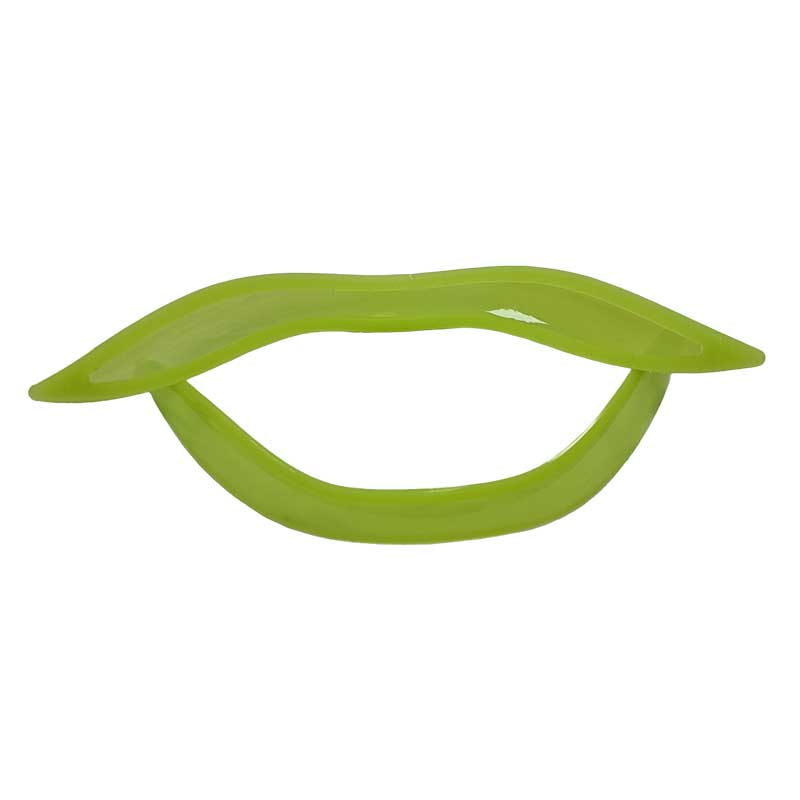 Back collar trim light green
