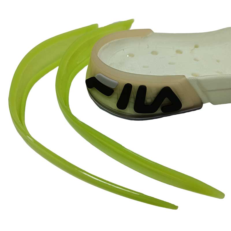 Back collar trim light green