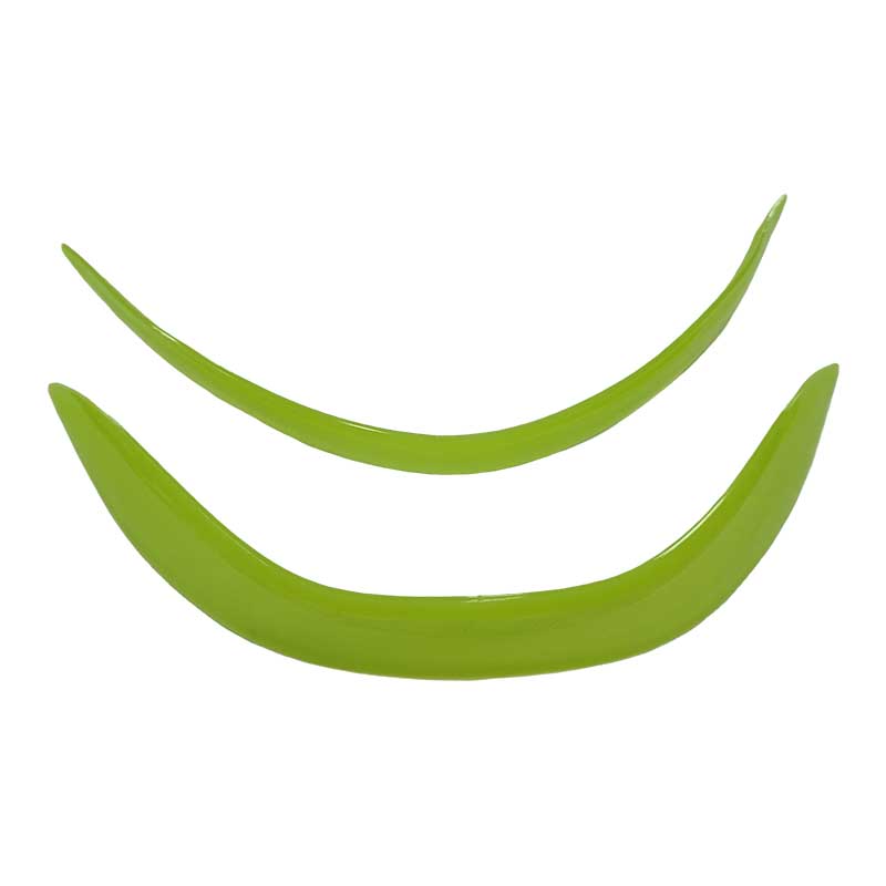 Back collar trim light green