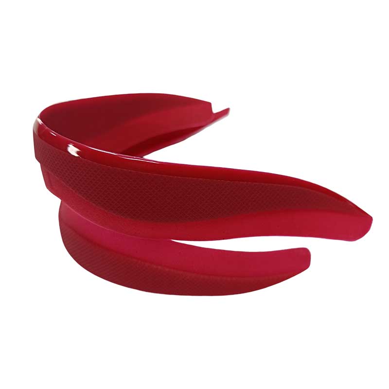 Back collar trim dull red