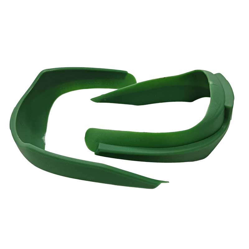 Back collar dark green