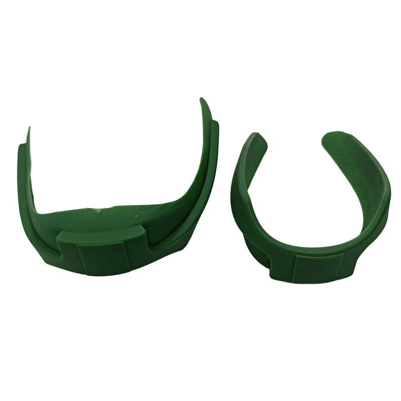 Back collar dark green