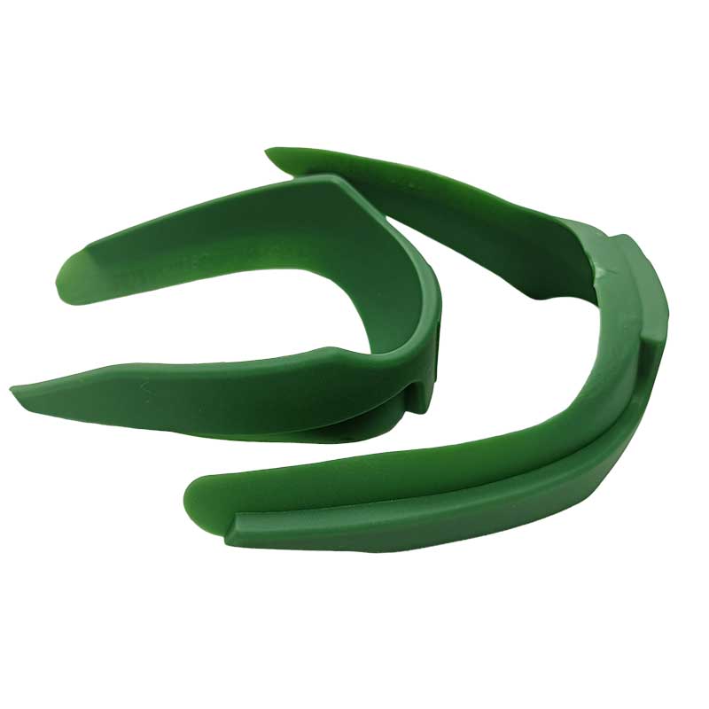 Back collar dark green