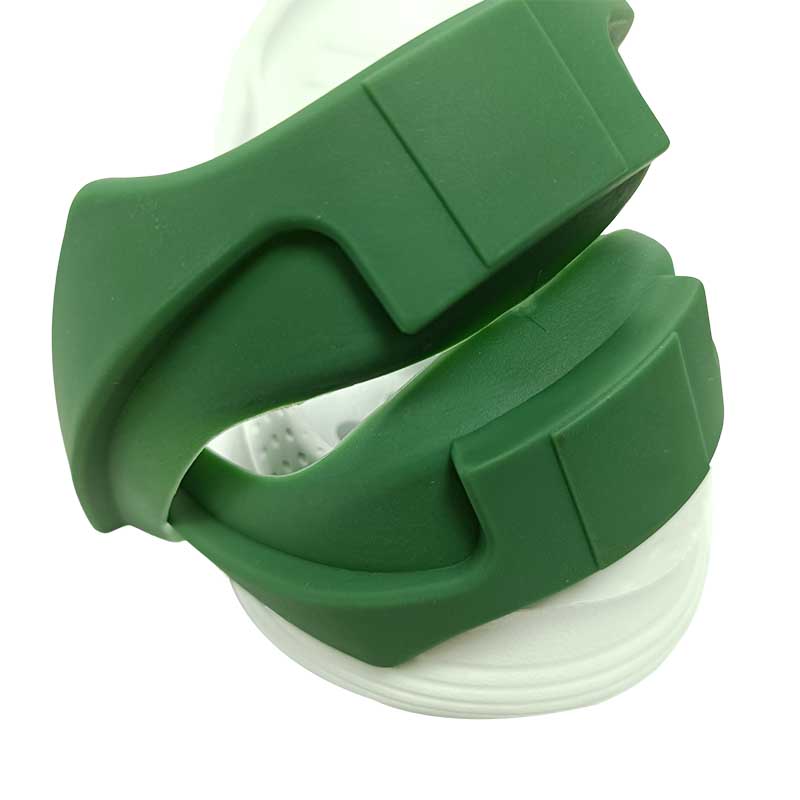 Back collar dark green