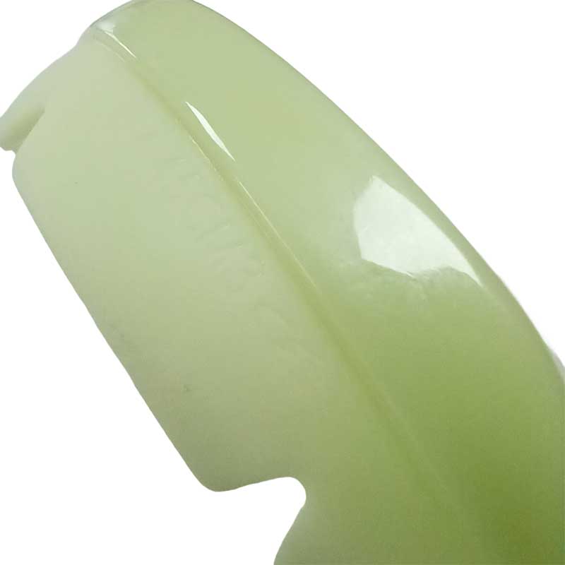 Back collar trim green